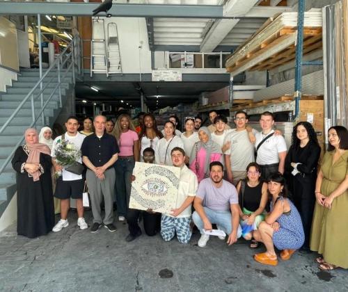 Jongeren zetten Molenbeekse kunstruimte in tegen haat