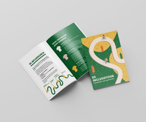 tekening van brochure